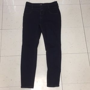High Waisted Dark Denim Size 10 Jeans